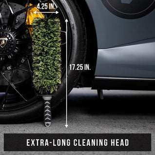 TerraEdge Viking Wheel Barrel Brush